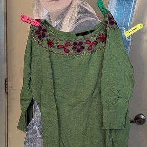 Torrid 3/4 sleeve scoop neck sweater